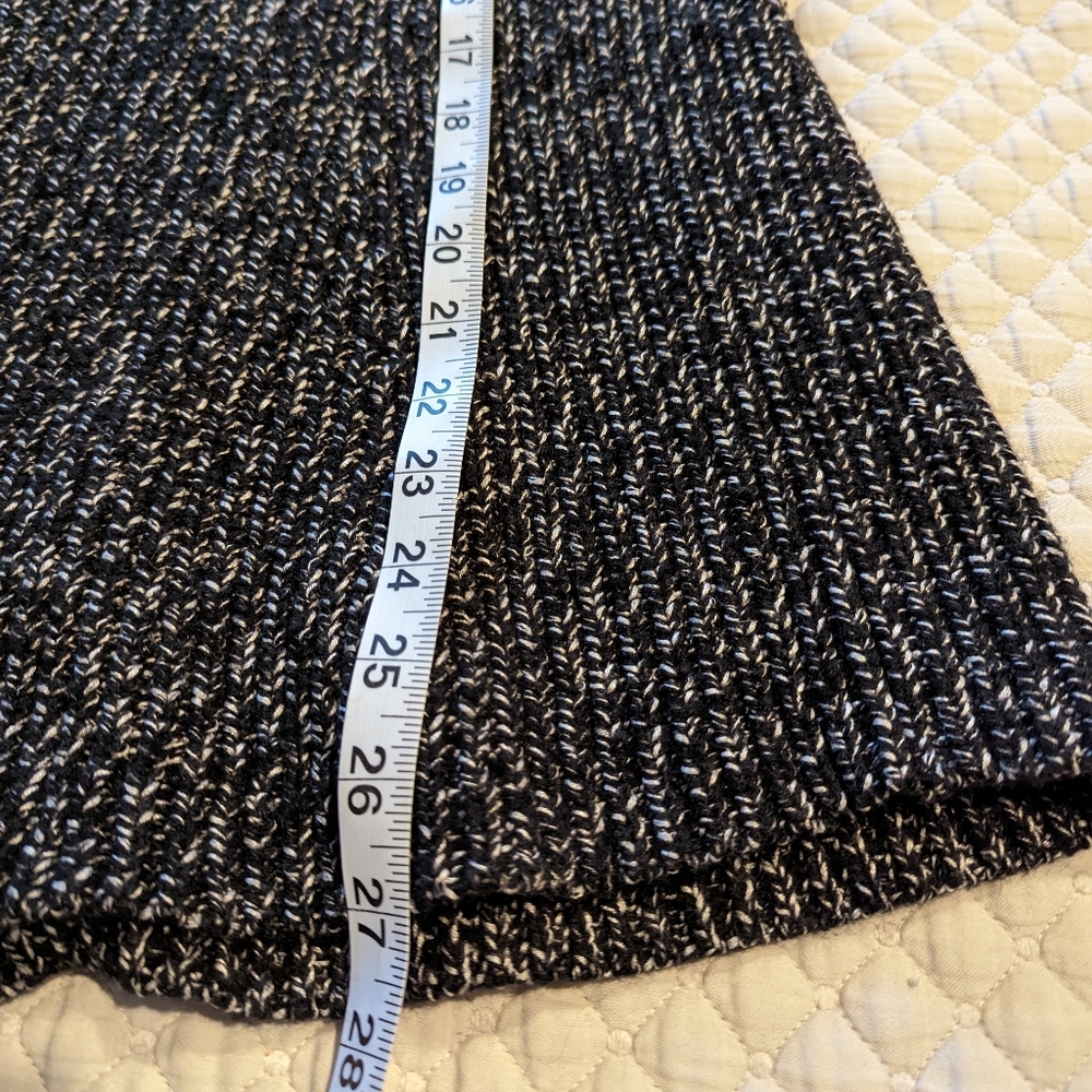 ATHLETA Sierra Wool Blend Crew Sweater Small Black Marl - Picture 8 of 8